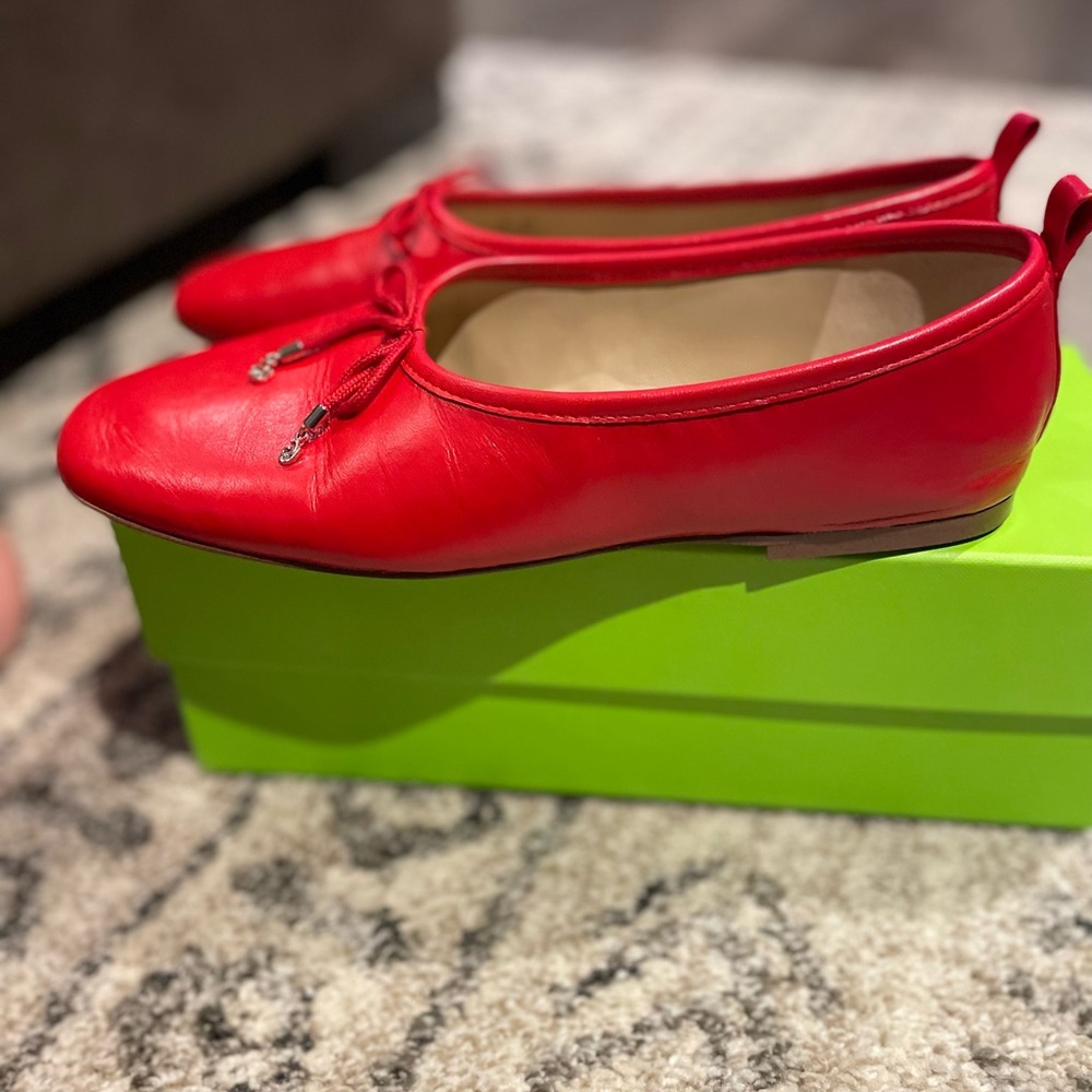 Red Women's Ballet Flats
